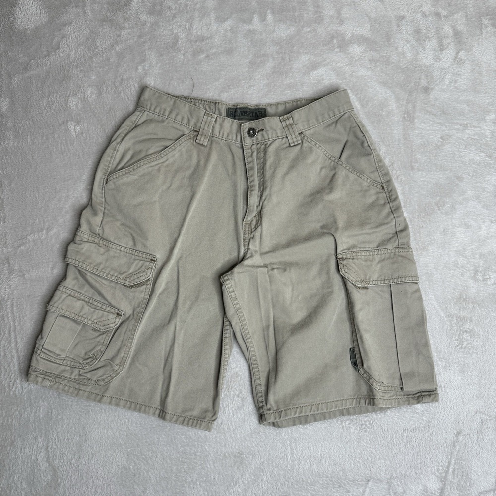 Vintage‎ Levi's Men's SilverTab Cargo Shorts Size 31 Preowned Beige